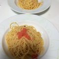 あい葉's cooksnap of when they made 本格的？!明太子パスタ.