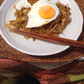 みるき〜ぬキッチン's cooksnap of when they made 目玉焼きのせ♪簡単焼きそば.