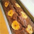 みんとのママ's cooksnap of when they made しっとり米粉の❃チョコバナナケーキ❃.