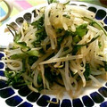 ティナたま's cooksnap of when they made 春菊ともやしの炒め物♪.