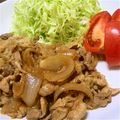 ninico1216's cooksnap of when they made ご飯が進む！豚の生姜焼き.