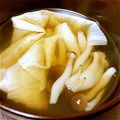 3426's cooksnap of when they made 湯葉としめじのお吸い物.