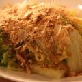 BiwacoJune's cooksnap of when they made 白菜消費！蒸し白菜・おかか醤油がけ♪.