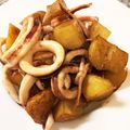 なみ☆ママ's cooksnap of when they made 圧力鍋でいかとじゃが芋の煮物.