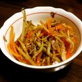 ちぃ(･･★)'s cooksnap of when they made ♪基本のきんぴらごぼう♪.