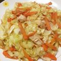 ayaakari's cooksnap of when they made キャベツ＆ツナの麺つゆバター♪.