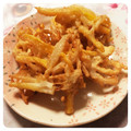 ちゃいろ猫's cooksnap of when they made ささみと野菜のかき揚げ。.