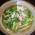 mzhroom's cooksnap of when they made 海老と厚揚げと水菜のたいたん.
