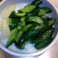 めぇむ's cooksnap of when they made はなびし草の簡単一夜ぬか漬け.