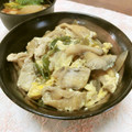 快くん's cooksnap of when they made ふんわり♡玉ねぎと油揚げの卵とじ丼.