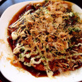 ュキんこ's cooksnap of when they made 白菜のお好み焼？たこ焼？風 玉子不使用.