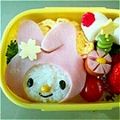 ﾋｭｰｼﾞｰ's cooksnap of when they made 【ｷｬﾗ弁】マイメロ弁当♥.