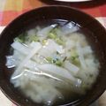 かぴーな's cooksnap of when they made ひと手間でコクが!!✿大根のお味噌汁✿.