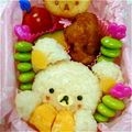ゆうなぱんまん's cooksnap of when they made ☆キャラ弁☆...リラックマ.