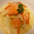 ニコニコ笑顔's cooksnap of when they made サーモンとキャベツのクリーム煮.
