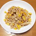 kaepyon's cooksnap of when they made おつまみ＆お弁当に☆えのきコーンの梅和え.