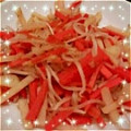 はにーくろーばー's cooksnap of when they made もやしと人参とじゃがいもの炒め物.