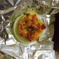 komugiko4's cooksnap of when they made たまねぎに♥ベーコンチーズ乗せ.