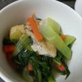 ｼｮｺﾗmode's cooksnap of when they made 油あげとチンゲンサイの煮びたし.