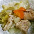 ばるさもす's cooksnap of when they made 鶏モモ肉の白菜煮込み.