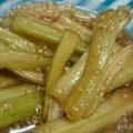 なぉソラ's cooksnap of when they made セロリ消費♡ゴマと生姜でおつまみ漬け♡.