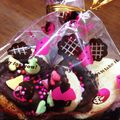 mianmian's cooksnap of when they made 簡単♪　ハートチョコラスク.