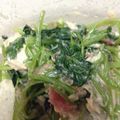 凪なぎ's cooksnap of when they made 三つ葉の梅ツナ山葵マヨ和え♡.