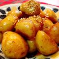 あけちゃんち。's cooksnap of when they made レンジで時短！新じゃがの甘辛炒め.