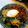 fumiko14's cooksnap of when they made レンジde♡もやしとほうれん草のナムル.
