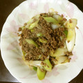 goma1966's cooksnap of when they made 簡単！長ネギと挽き肉の甘辛炒め.