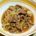nyangomama's cooksnap of when they made 麺つゆで作る牛丼風煮込み.