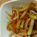 yuriko115's cooksnap of when they made 大根のかわのきんぴら.