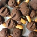 けけれれ's cooksnap of when they made 簡単おやつチョコビスケット、ナッツチョコ.
