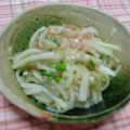 まゆげーも's cooksnap of when they made 葉も有効活用！大根の梅サラダ.
