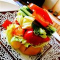 gaibo's cooksnap of when they made おもてなしに！簡単ミルフィーユサラダ.