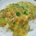 まゆみ母ちゃん's cooksnap of when they made 大根葉で♡ふわとろ♡うまうま納豆ごはん♡.