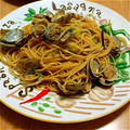 手抜きの鉄人's cooksnap of when they made アサリの酒蒸し風和風パスタ.