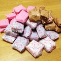 なっちー✻'s cooksnap of when they made 友チョコに♬簡単✳︎ざくざくチョコバー♡.
