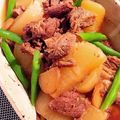 クックO58XOR☆'s cooksnap of when they made 圧力鍋★絶品とろける牛すじ煮込み.