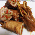 ・ｕ・'s cooksnap of when they made ◆簡単かさ増し♪巻き巻き豚ごぼう.