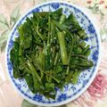 あざらしの赤ちゃん's cooksnap of when they made 簡単！栄養満点！空心菜のごま炒め.
