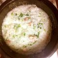 沙江子's cooksnap of when they made 炊飯器で簡単七草がゆ～中華風～.