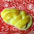 dakkomusi's cooksnap of when they made チョコとリンゴのパン.
