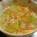 もぐ・ω・くま's cooksnap of when they made ツナと白菜のコンソメすーぷ☆.
