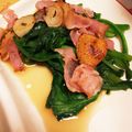 おがけぃ's cooksnap of when they made ほうれん草、カリカリ　ベーコンとニンニク.