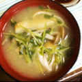 seka854's cooksnap of when they made 豆苗とえのきの味噌汁.