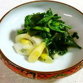 SP♪'s cooksnap of when they made 香りを味わう♪♪春菊とわかめの煮びたし.