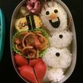 くるみきたく's cooksnap of when they made やっぱり大人気♪オラフのお弁当.