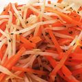 じゃ〜ず's cooksnap of when they made 人参ともやしのナムル.