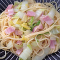 くぅちゃんかーちゃん's cooksnap of when they made 白菜としめじの和風パスタ.